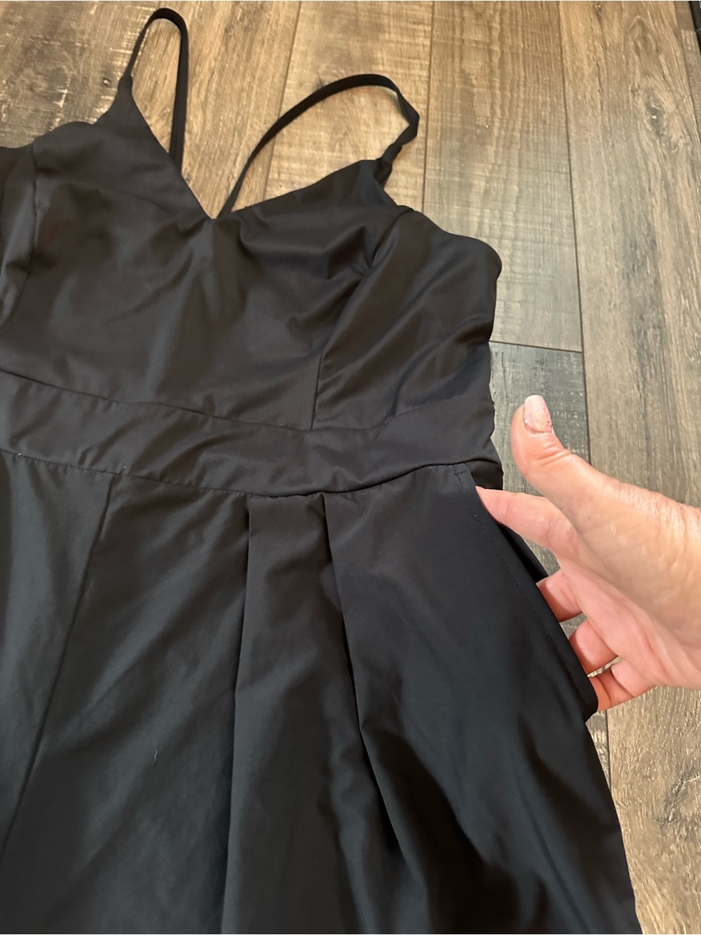 Halara Breezeful Wide Leg Quick Dry Jumpsuit Black XL Regular - Picture 7 of 8
